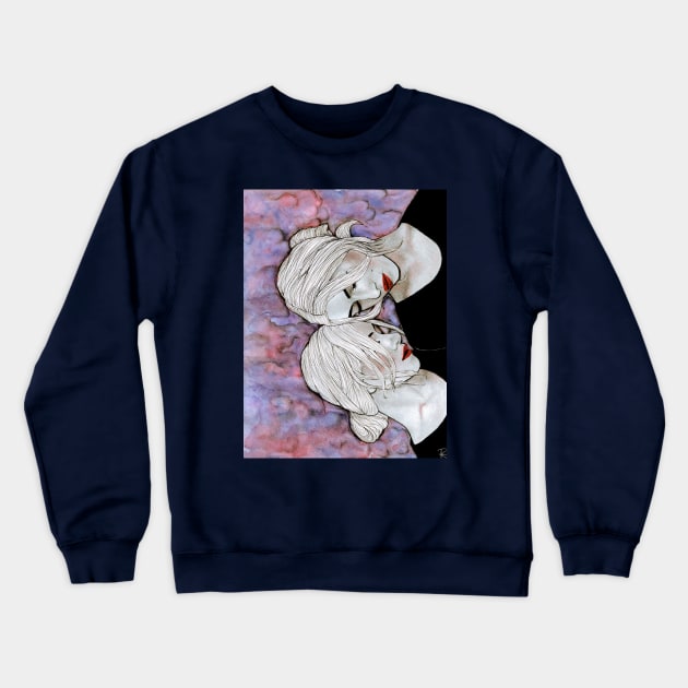 Las Veronicas Crewneck Sweatshirt by roselinestephania